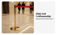 Heavy-Duty Base Retractable Belt Stanchion Long-Lasting Construction Stainless Steel Queue Post Portable Retractable Belt Barrier Non-Slip Bottom for Venue Managers, Security Personnel, Business Owners, Shopping Malls, Exhibition Halls, Retail Shop S