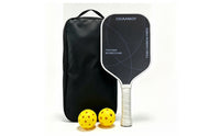 Carbon Fiber Pickleball Paddle Textured Racket High Rotation for Beginners