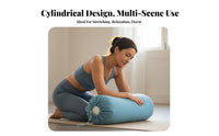Pure Cotton Filled Iyengar Mind-Body Practice Pillow Multi-Functional Mind-Body Practice Support Cushion Soft Cover for Beginners, Adults