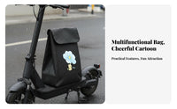 Large Capacity Waterproof Handlebar Bag Easy Installation Electric Scooter Front Bag Multi-Use for Commuters, Students, Commuting, Shopping