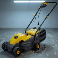 1200W Electric Lawn Mower 13-Inch Four-Wheel Mower Reinforced Base Garden Tool 220V