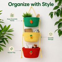 hanging storage baskets