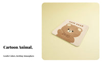Non-Slip Cartoon Cat Seat Cushion Warm Faux Cashmere Seat Pad Washable for Students, Office Workers, Dorm Room, Classroom, Home