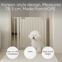 Indoor Pet Gate No-Drill Adjustable Dog Barrier