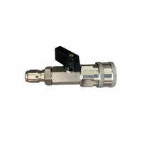 Sturdy Metal Build Pressure Washer Quick Coupler Washer Adapter Valve Leak Secure Connection High Pressure Hose Connector for Car Wash, Garage