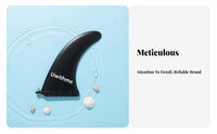 Screw-in Surfboard Fin Improves Stability Detachable Center Fin Watersports Accessory Better Control Simple Installation