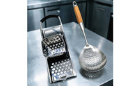 2 Pieces Spaetzle Maker Set Rust-Resistant Pastry Press and Colander Dishwasher Empanada Maker for Home Cooks