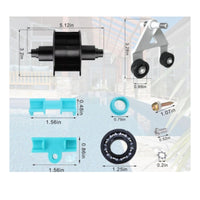 Simple Installation Pool Vacuum Turbine Replacement Kit Long-Lasting Pool Cleaner Repair Kit Wear-Resistant Replacement Parts High-Quality
