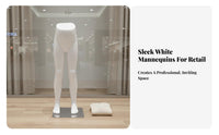 Long-Lasting Child Mannequin Sturdy Metal Base Full Body Child Mannequin Lightweight & Portable Toddler Clothing Display Form Easy Assembly for Visual Merchandisers, Fashion Designers, Shop Displays, Retail Shops, Trade Shows, Photography Studios
