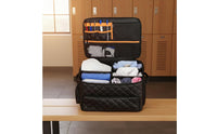 Sport Trunk Organizer Ventilated Compartment Sport Shoe and Gear Bag High Capacity Reinforced Framework