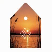 Compact House-Shaped Sound Machine White birdSong Sound Machine Sensor Window Indoor Device Side Buttons