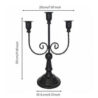 Ornate 5 Arm Candelabra Elegant 5-Candle Candle Stand Table Centerpiece