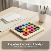 Early Learning Wooden Number Matching Game Parent-Child Bonding Child-Centered Number Matching Game Develops Fine Movement Skills Educational Toy Improves Hand-Eye Coordination for Preschoolers, Kids, Classroom