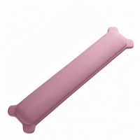 Silicone-Filled Keyboard Wrist Rest Rounded Profile Padded Hand Rest Raised Ends Computer Accessory Soft-Feel