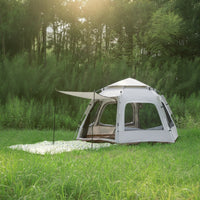Automatic Instant-Setup Tent Easy Setup Hexagonal Tent Breathable Portable for Backyard