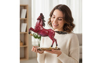 Elegant Horse Figurine with Base