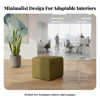 Comfortable dense-fill pad Upholstered Backless Bench Space-Saving 3-Seater Padded Bench Multi-Purpose Commercial Seating Sturdy frame for Business Owners, Homeowners, Waiting Room, Salon, Reception Area, Office