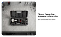 8 Pieces Double Flaring Tool Handle 45 Degree Angle   Dies Included Brake Line Flaring Kit