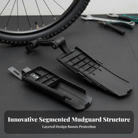 Retractable Mudguard Set Long-Lasting Telescopic Bike Mudguard Cycle Mudguard Set Lightweight Front and Rear Mud Flaps Quick