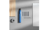 Deburring Tool with Inserts Manual Metal Deburring Tool Rapid Swap Edge Trimmer for Machinists, Makers, Workshop