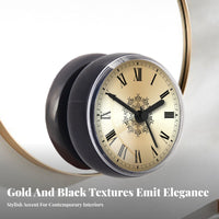 Fog-Proof Waterproof Bathroom Clock Non-Ticking Retro Roman Numeral Clock Vintage Design for Kitchen, Refrigerator