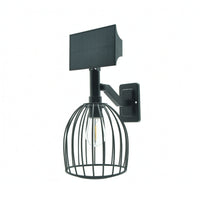 Dusk-to-Dawn Solar Wall Light IP65 Solar Sconce Waterproof Lighting Cordless for Courtyard
