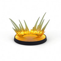 explosionEffect Model Display Base USB-Powered Display Base with Lights Transparent Action Figure Stand with Light Clear for Desk, Shelf