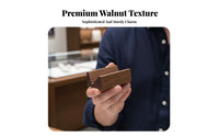 Walnut Wood Jewelry Display Rustic Design Wooden Jewelry Display Riser Wooden Band Holder Minimalist Design for Vendors