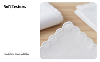 Blank DIY Handkerchief Bulk Pack Border Craft Material Soft for Tie-Dyeing