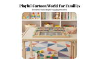 Fine Movement Skills Development Attractive Alphabet Maze Hand-Eye Coordination Color and Number Sorting Toy Learn Through Play