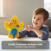 DIY Creature Hand Puppet Kit Includes Safety Stitching Tool Textile Puppet Making Kit Arts and Crafts Creative Play Pre-Cut