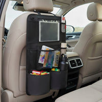 Multi-Pocket Backseat Organizer with Tablet Holder Reinforced Back Seat Organizer with Tablet Holder Hanging Tear-Resistant for Commuters, Daily Commute