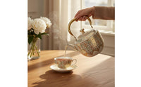 Stovetop Tea Kettle Decorative Kettle with Strainer Ergonomic Teapot with Infuser for Kitchen