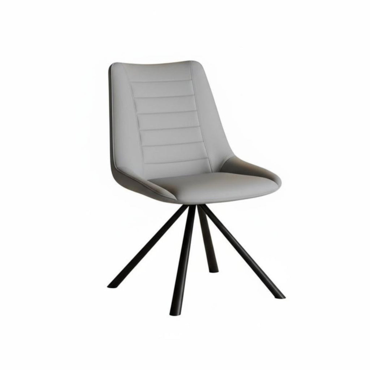 Modern Design Upholstered rotate Chair Soft Upholstery rotate Chair with X-Frame Legs Comfortable padding Seating Furniture Ergonomic Backrest for Adults, Homeowners, Remote Workers, Dining Room, Kitchen, Home Office, Bedroom