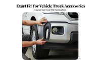 2 Fog Front Fog Bezel Easy Installation Insert Bezels for Truck Enthusiasts, DIY Mechanics