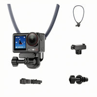Stable Clamp First-Person Filming Mount Articulated Arm Neck-Mounted Support Bracket