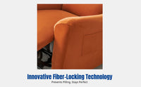 Universal Sofa Protector, Stretch Thick Plush, Full Wrap, Antiscuff, Modern Minimalist, Combination Sofa