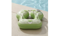 Shoulder Strap Axillary Swim Float Double Buckle Inflatable Baby Buoy Seat Press-to-Inflate Swim Float with Seat Padded
