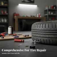 44 Pieces Valve Core Remover Installer Kit Wide Compatibility Tire Valve Core Tool Kit Leak Avoidance for DIY Enthusiasts, Roadside Emergency, Garage