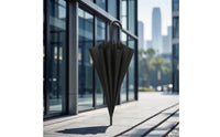 Straight-Shaft Umbrella with Hook Handle Sunsun-Blocking Double-Person Umbrella Windproof Waterproof for Commuters, Business Trips