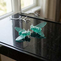 Fly Stud Earrings Conversation Starter Fly-Shaped Earrings Ear Studs Comfortable to Wear Body Jewelry Funny Prank Gift