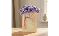 Rose Blanket Romantic Gift Flower Blanket Breathable Material Transforming Bouquet Throw for Girlfriend, Napping, Air-Conditioned Rooms