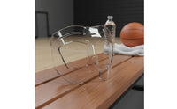 Anti-Collision Transparent Basketball Face Guard Shock Resistant Clear Basketball Face Mask Lightweight Sports Safety Gear Adjustable for Football, Training