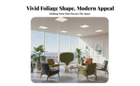 Rolling foliagepattern screen Freestanding Space Divider Mobile Design Privacy Screen for Interior Designers, Office Managers, School, Classroom, Lobby