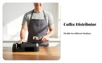Multi-Functional Storage Coffee Tamping Station Anti-Slip Base Espresso Tamping Station Universal Fit for Baristas, Cafe