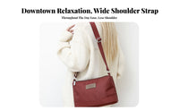Large Capacity women's Crossbody Bag Adjustable Strap Nylon Crossbody Bag Wear Resistant for Commuters, Travelers, Daily Use, Shopping, Work