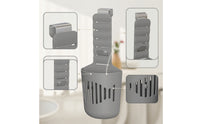 Hanging Toilet Tank Tablet Holder Adjustable Toilet Tablet Holder with Hook No-Drill Ventilated