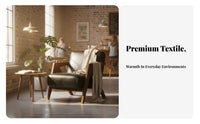Mid-Period Modern Accent Chair Retro Design Mid-Period Modern Armchair Firm Sponge Cushion Wooden Frame Accent Chair for Cafe, Hotel, Balcony