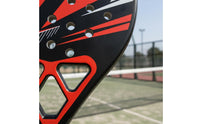 Aerodynamic Hole Pattern Lightweight Training Racket Large Sweet Zone Beach Tennis Paddle Fiberglass Padel Racket for Beginners