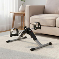 Removable Seated Pedal Exerciser Low-Effect Workout Arm and Leg Leg Instructor Compact Seated Leg Exerciser Adjustable Resistance for Seniors, Home, Rehab